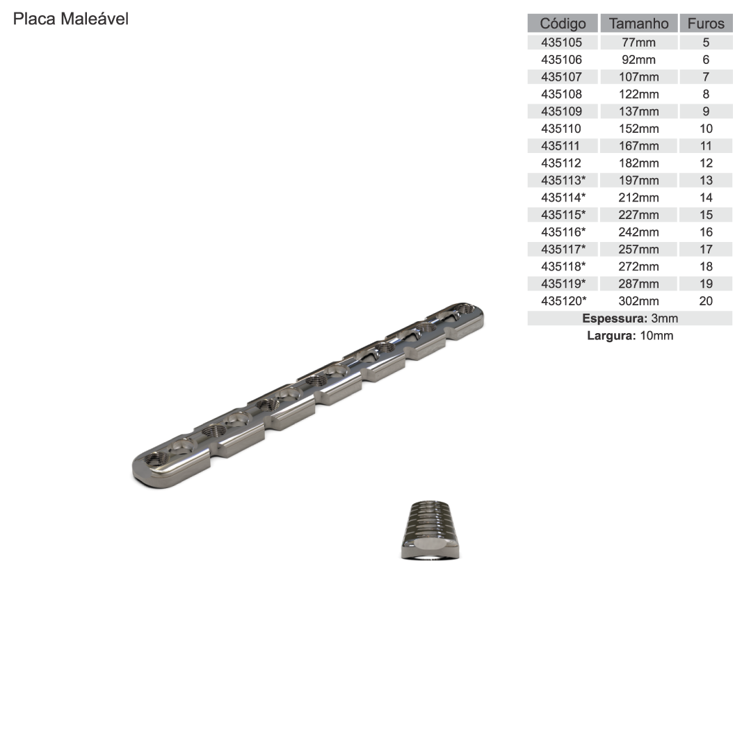 Placas Standard Pequenos Fragmentos — imagem 2
