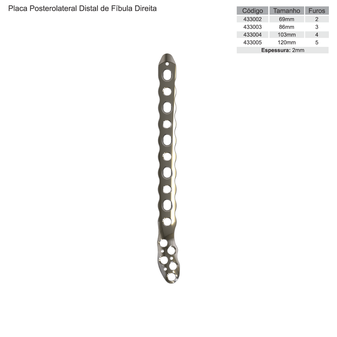 Placas Para Fíbula Distal — imagem 7